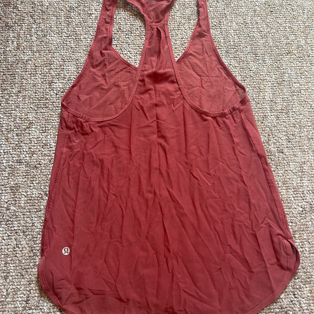 Lulu lemon sheer workout top